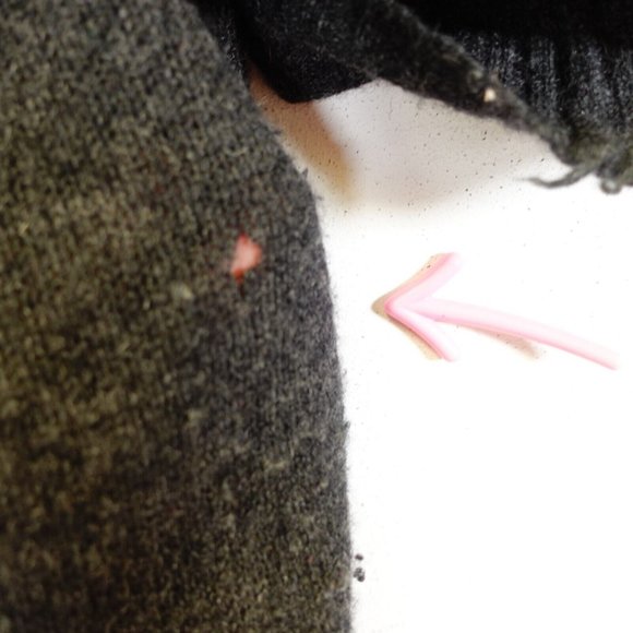 Velvet Sweater Small Black Cashmere Tunic Knit Cowl Neck Short Sleeve Cozy - Picture 6 of 9